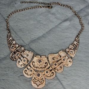 Mess With The Bull - Rose Gold Necklace